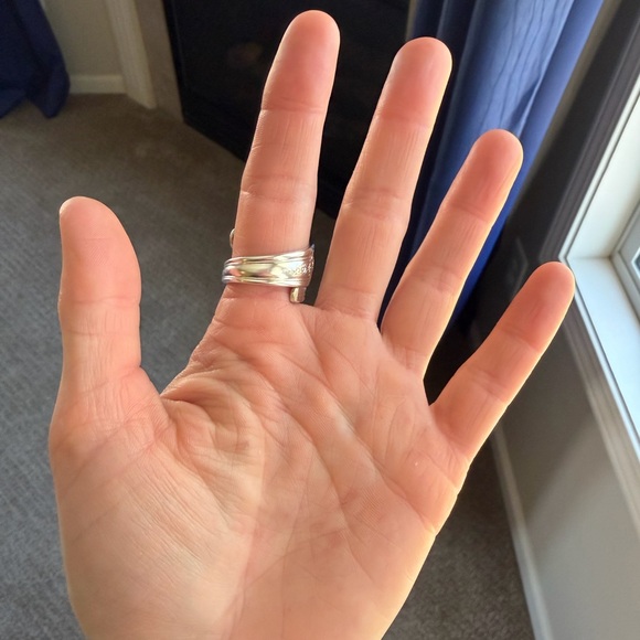 Magnolia Wrap Spoon Ring - Picture 7 of 13